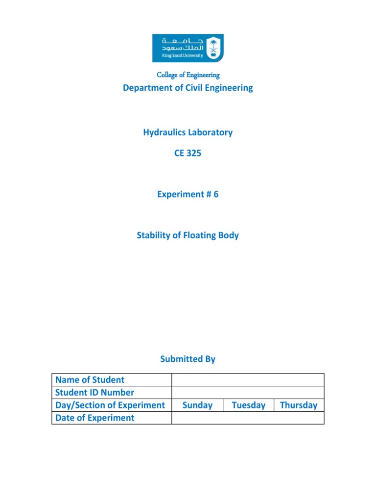 Experiment No 6 Hydraulics 3 PDF