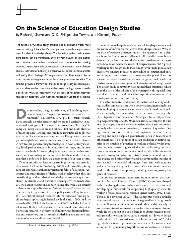 On The Science of Education PDF