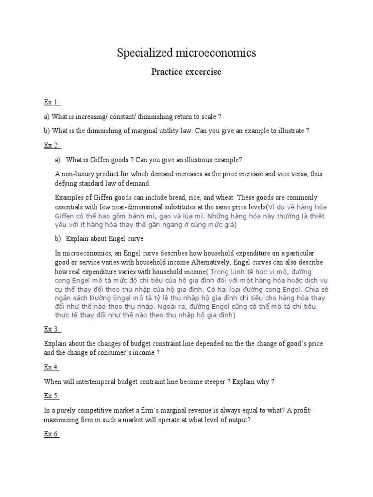 Practice Excercise | PDF
