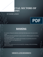 Financial Sectors of Economy