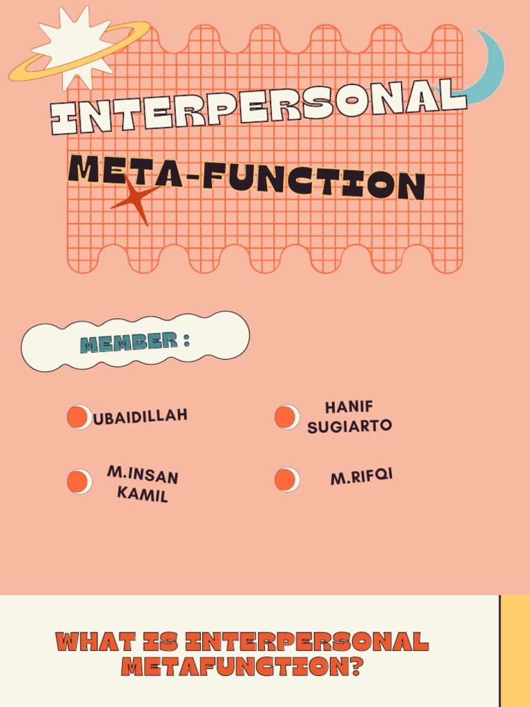 SFL - Interpersonal Metafunction | PDF