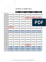 Calendario Académico 2023-1