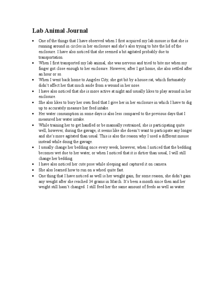 Lab Animal Journal PDF