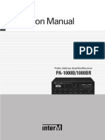 PA-1000BR DW Manual