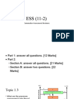 Summative Assessment Revisions ESS11