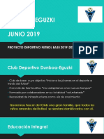 Presentacion Proyecto Deportivo