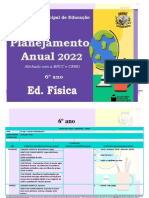 Plano - Ed. Fisica Elaborado Por Meses Com Habilidades e Descritores 6 Ano