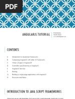 AngularJS Tutorial
