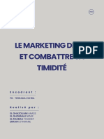 Le Marketing de Soi Et Combattre Sa Timidite