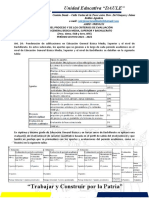 FORMATO DIFUSION DEL PROCESO Y CRITERIOS DE EVALUACION 7mo. 10mo. 3ero. BTE