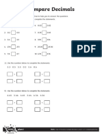 t2 M 2039 Comparing Decimals Differentiated Activity Sheets Ver 4