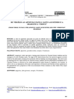 De Virgílio Ao Apóstolo Paulo: Santo Agostinho E A Gramática "Cristã"