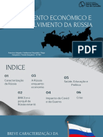 Crescimento económico e desenvolvimento da rússia