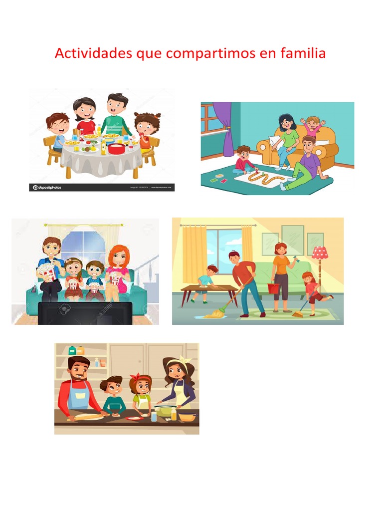 Actividades Que Compartimos en Familia | PDF