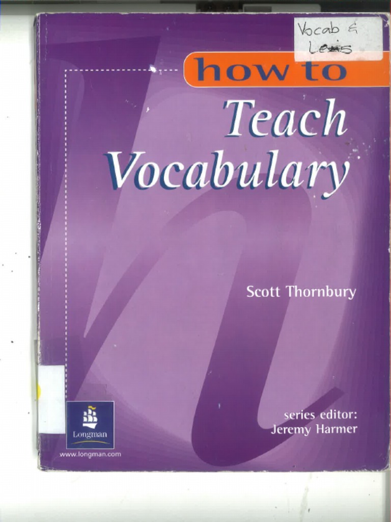 How To Teach Vocabulary | PDF