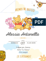 Invitación Bautizo Antonella