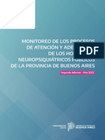 Monitoreo de los procesos de atención y adecuación de los hospitales neuropsiquiátricos públicos de la provincia de Buenos Aires