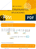 Determinantes y sus propiedades