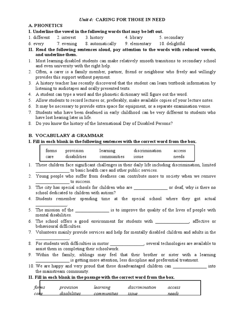 Unit 4 - 11 Lưu Hoàng Trí | PDF