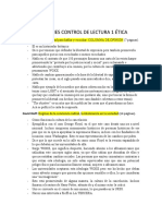 RESUMENES CONTROL DE LECTURA 1 ÉTICA