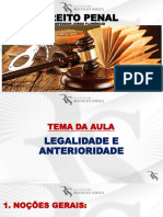 Aplicação Da Lei Penal - Legalidade e Anterioridade - Prof. Jorge Florêncio