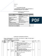 3 - Clasa - Pregatitoare PLANIFICARE INTEGRATA