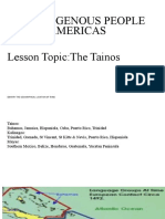 The Indigenous People of the Americas: Tainos