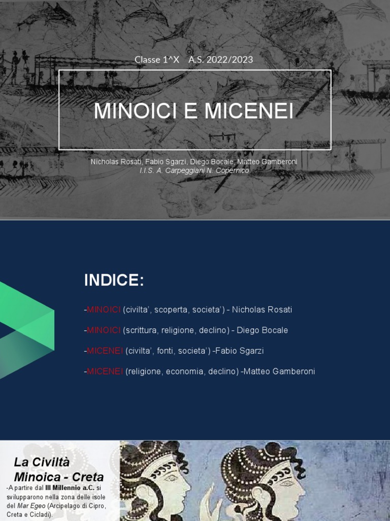 Minoici e Micenei 1 X | PDF