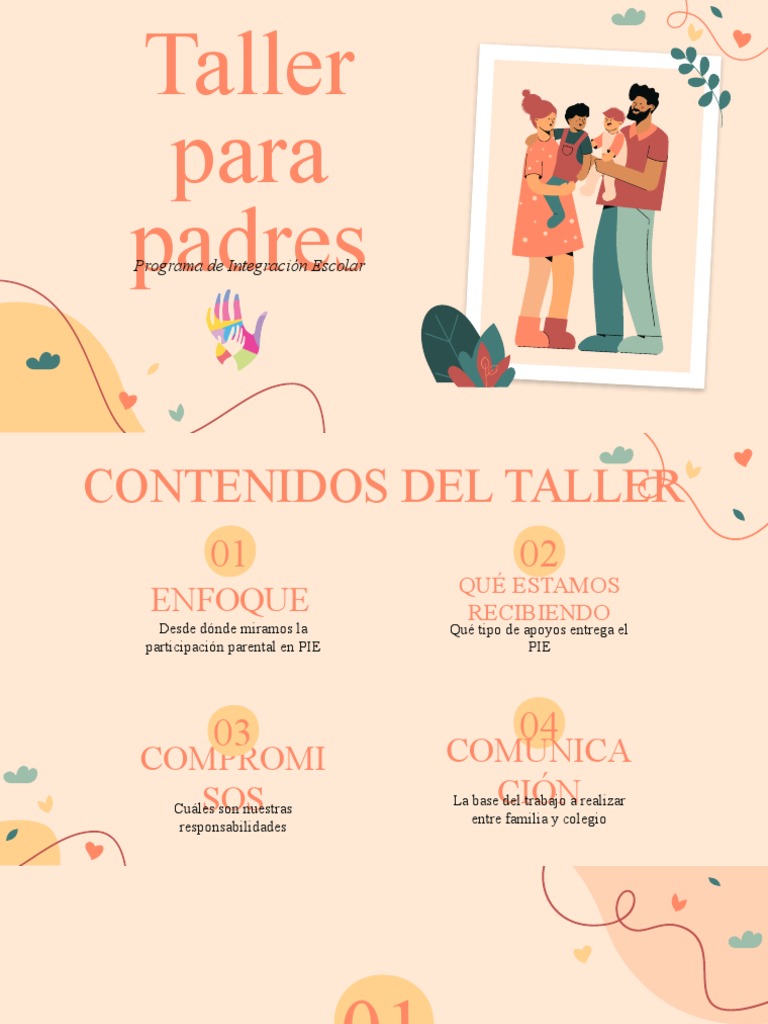 Taller para Padres de Niños con TEA | PDF | Espectro autista ...