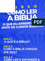 Como Ler A Bíblia - Aula 2