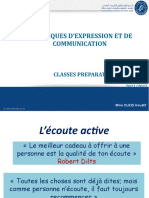Cours S2 L'écoute Active