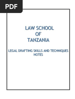 LEGAL DRAFTING NOTES 2022