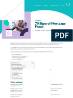 70 Signs of Mortgage Fraud