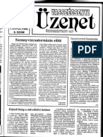 Vasszecsenyi Uzenet 1993 9. Szam Oktober I. Evfolyam