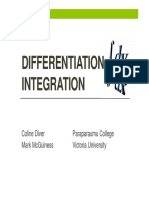 Coline Mark Differentiation Integration