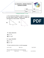 Avaliação - 921 - Matemática