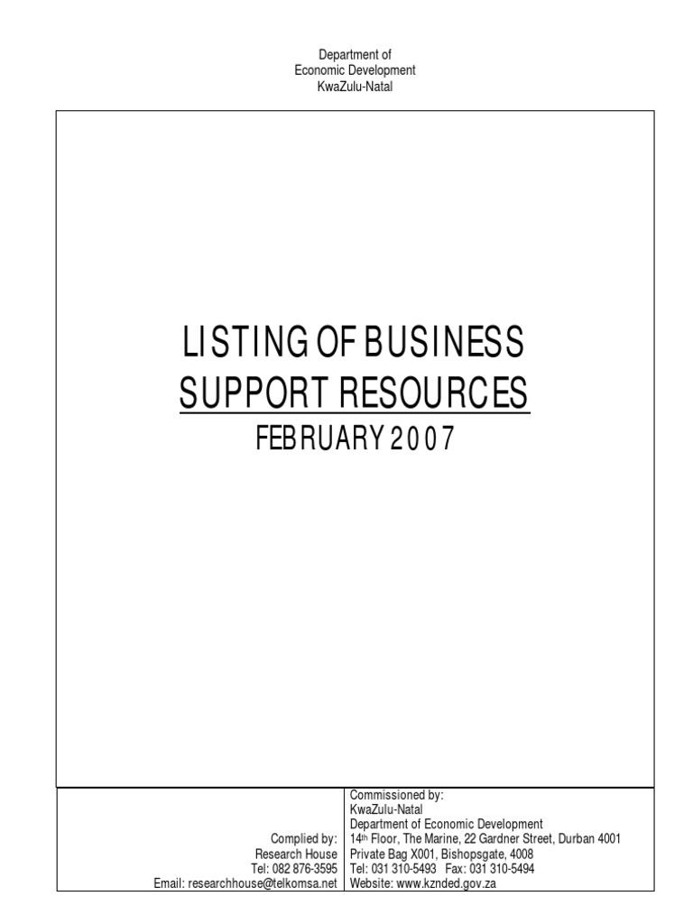 Database Fundraising Business Resource Kit - Feb 2007 | PDF ...