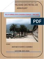 Poi 2022 Municipalidad Arahuay