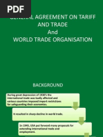 GATT and WTO - Foundation