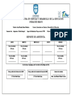 Reporte de Asistencia Cálculo Integral.
