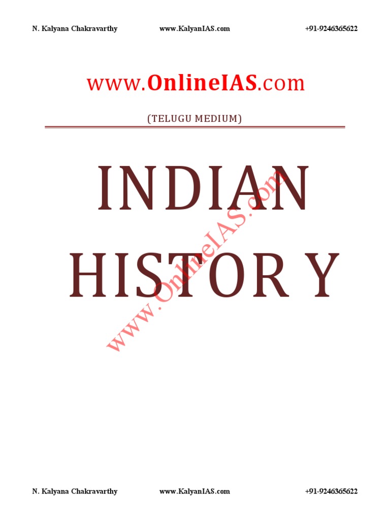 Indian History PDF