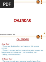 1 Calendar