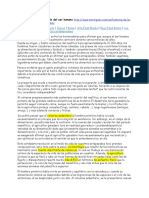 Historia de La Alimentación Del Ser Humano