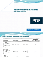 W4 - Translational Mechanical System Transfer Function