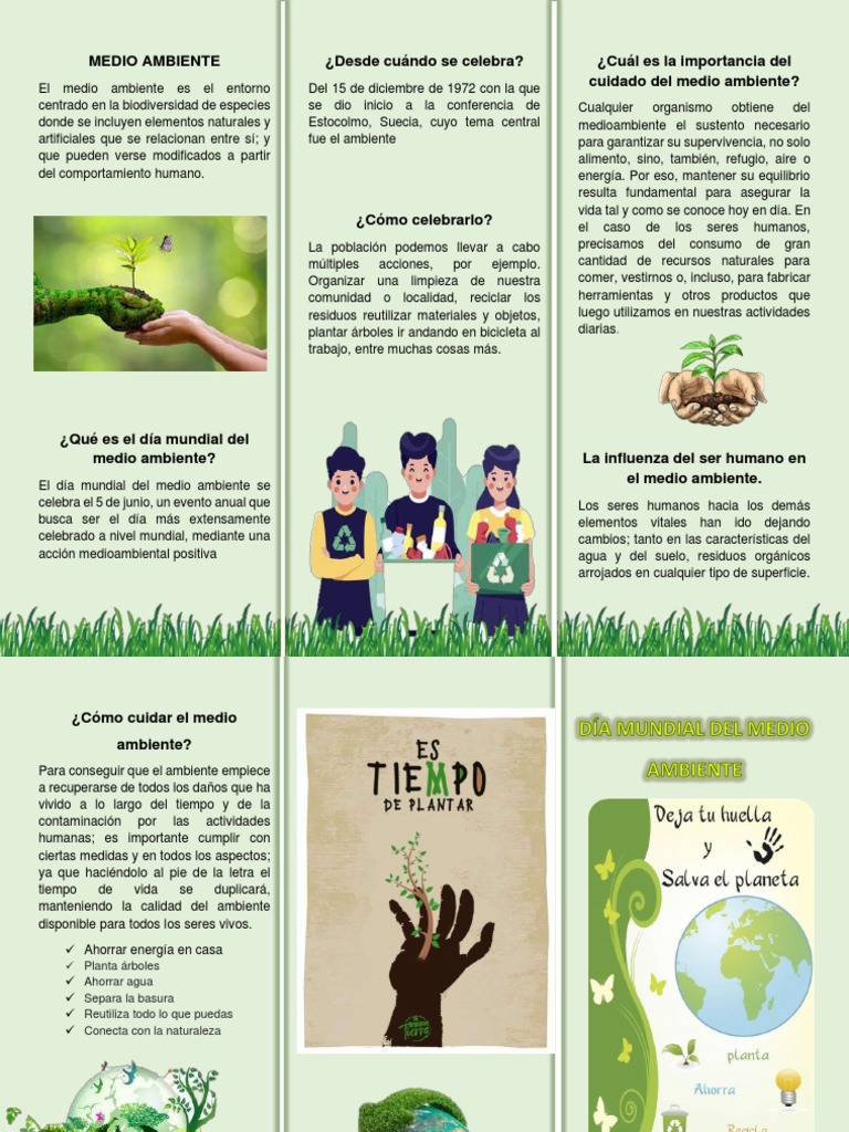 Trifoliar sobre el Medio Ambiente | PDF | Entorno natural | Residuos