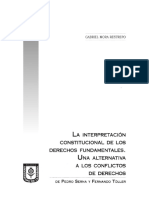 La interpretacion constitucional de los derechos fundamentales