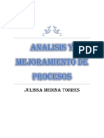 Analisis y Mejoramiento de Procesos