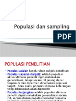 DAME METLIT MG 6 Populasi Dan Sampling