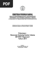 Download RKS TEKNIS Renovasi Gedung Kantor Utama BPPNFI Regional I Medan by Alex SN64646487 doc pdf