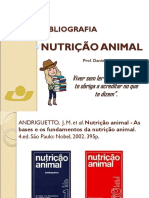 Bibliografia Nutrição Animal